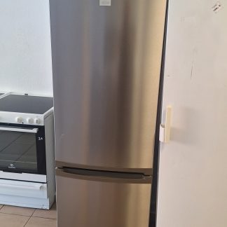 K&uuml;hlkombination Edelstahl Zanussi aEK:A+ 185cm 340Liter+ Garantie