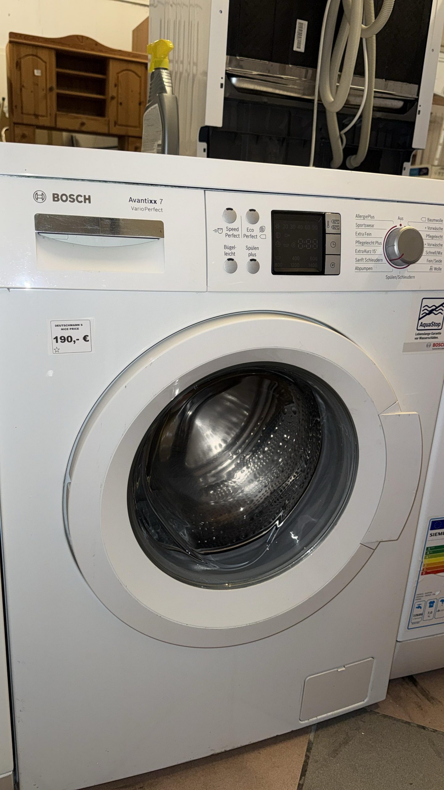 Waschmaschine Unterbaufähig Bosch aEK:A+++ 7Kg1400/U+Garantie